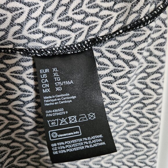 H&M Short Sleeve Midi Wrap Dress XL - Picture 4 of 4